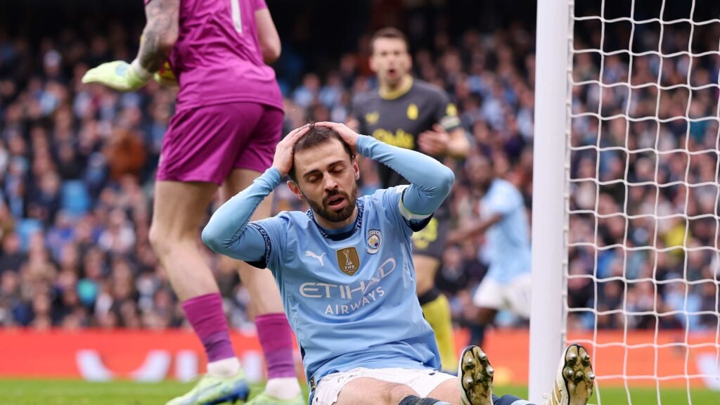 Erling Haaland misses a penalty as Manchester City falls into Everton's trap in the Premier League